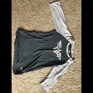Women’s Under Armour 3/4 Wonder Woman Tee